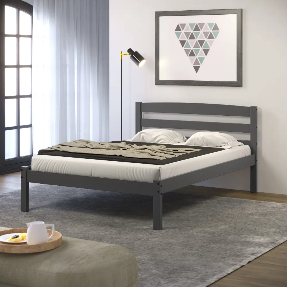 Econo Gray Full Bed-1