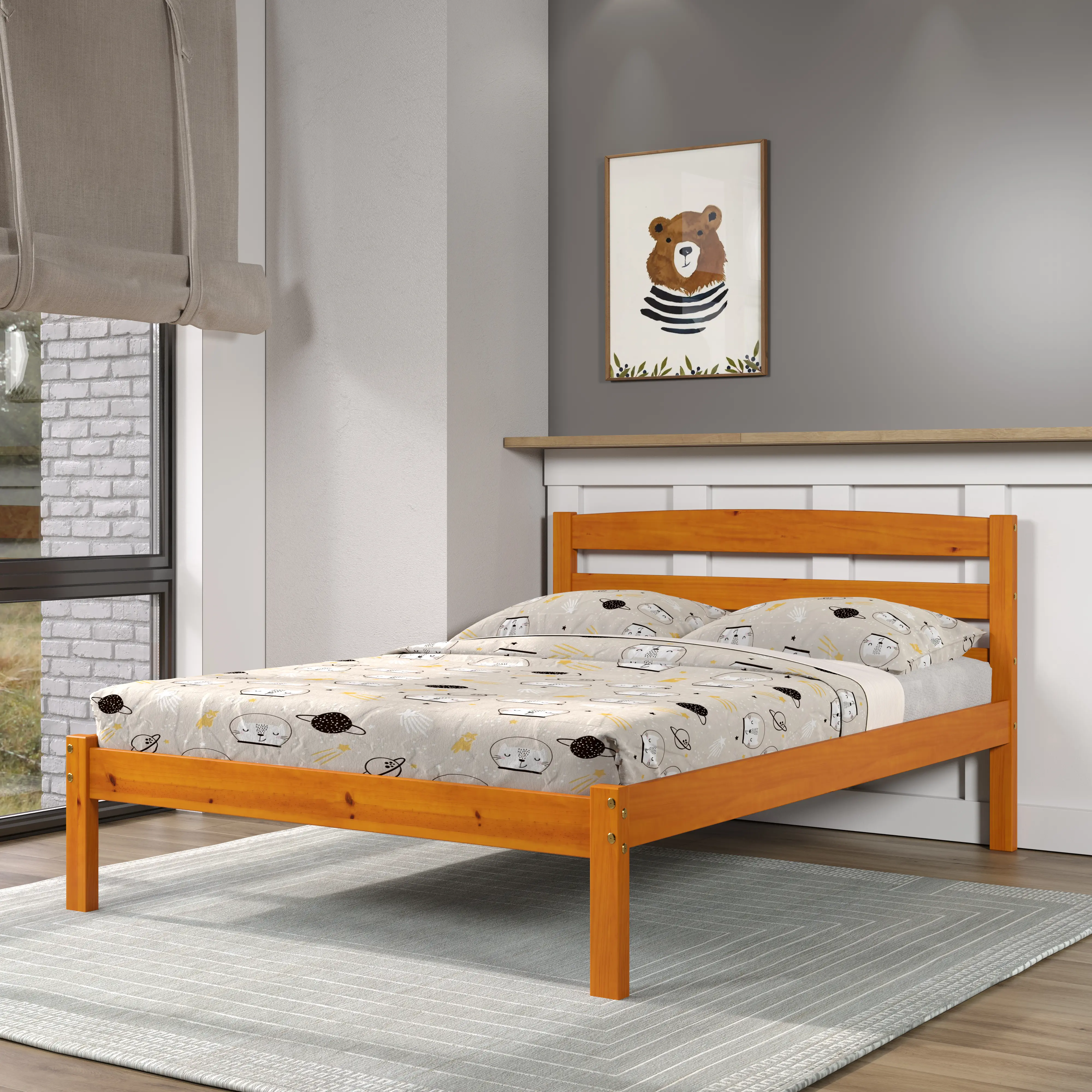 Econo Honey Full Size Bed