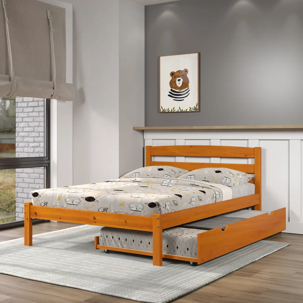 Econo Honey Full Bed with Trundle-1