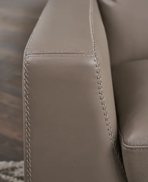 Form Seat Cushion Leather Brandy