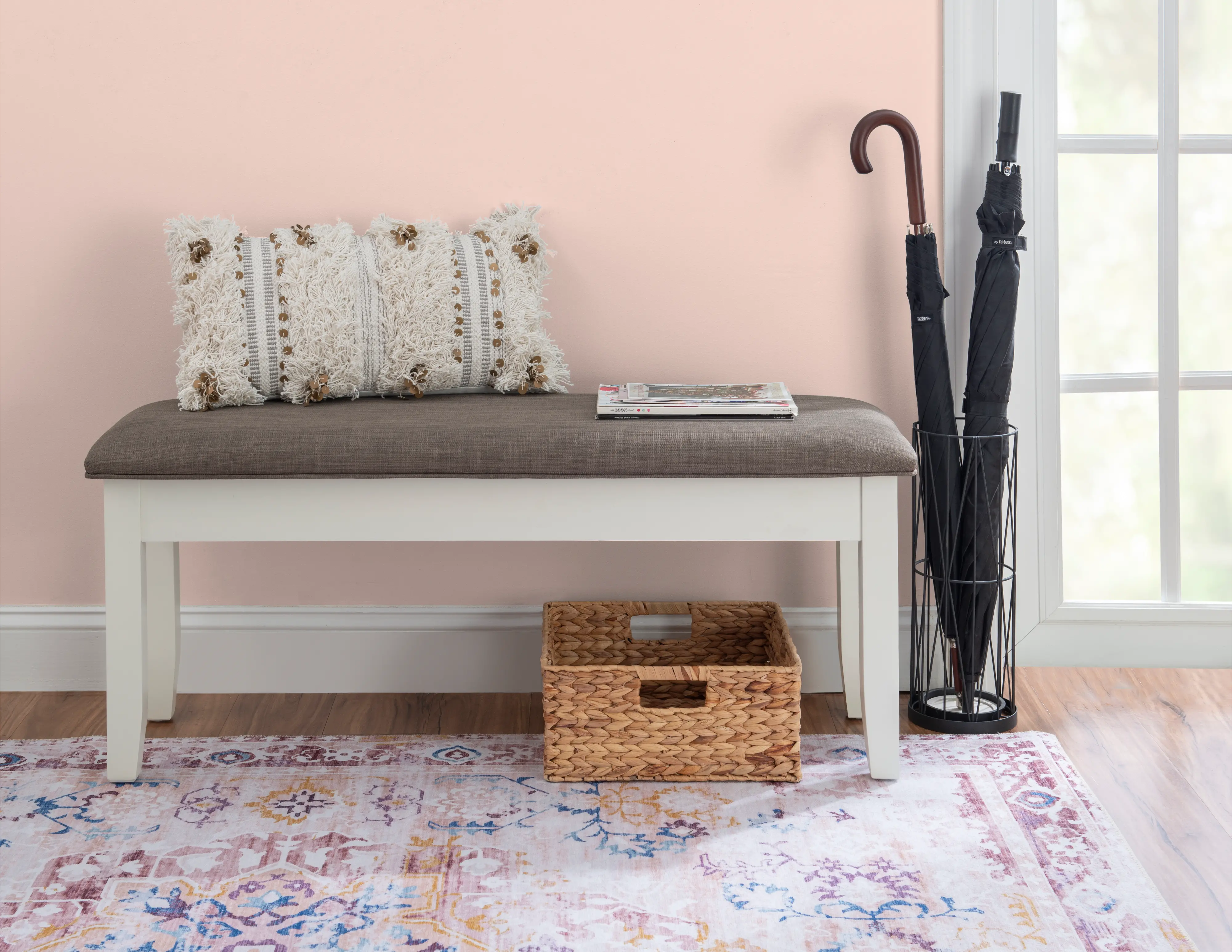 Powell jane storage outlet bench