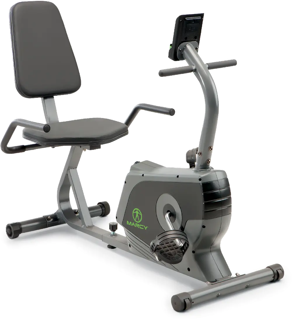 NS-1206R Marcy Recumbent Exercise Bike with Adjustable Magnetic Resistance NS-1206R-1