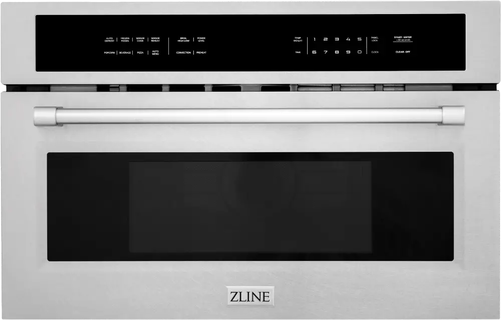 MWO-30-SS ZLINE 1.6 cu ft Built-In Microwave Oven - DuraSnow® Stainless Steel 30 Inch-1