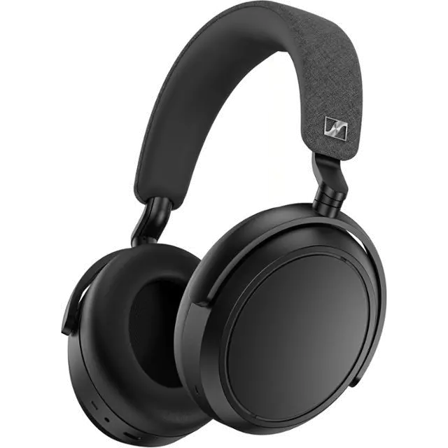 M4AEBT-BLACK/509266 Sennheiser Momentum 4 Wireless Adaptive Noise-Canceling Over-The-Ear Headphones - Black-1
