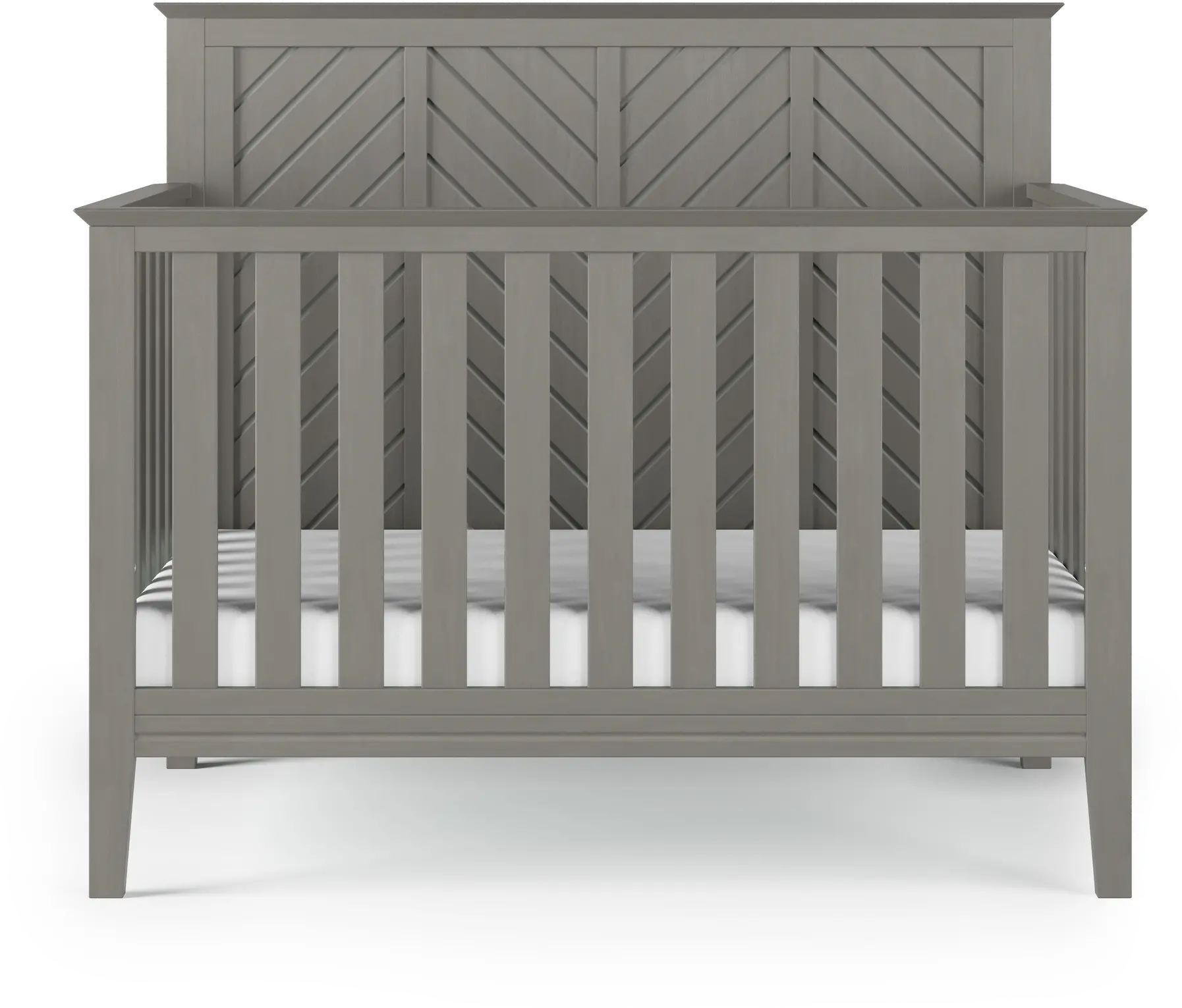F31801.41 Atwood Lunar Gray 4-in-1 Convertible Baby Crib sku F31801.41