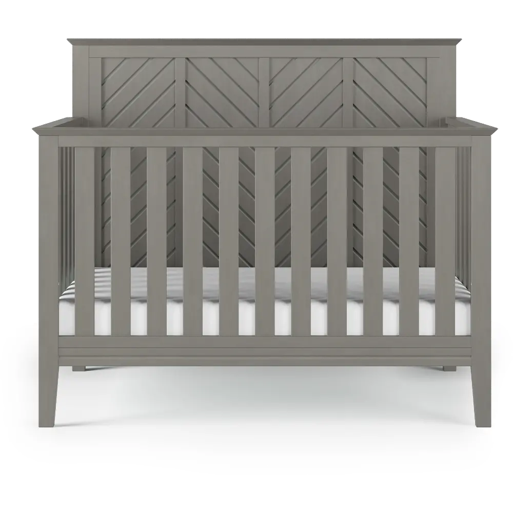 F31801.41 Atwood Lunar Gray 4-in-1 Convertible Baby Crib-1