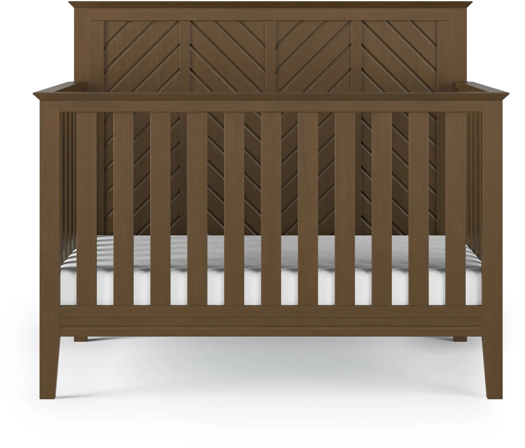 Atwood Cocoa Bean 4-in-1 Convertible Baby Crib