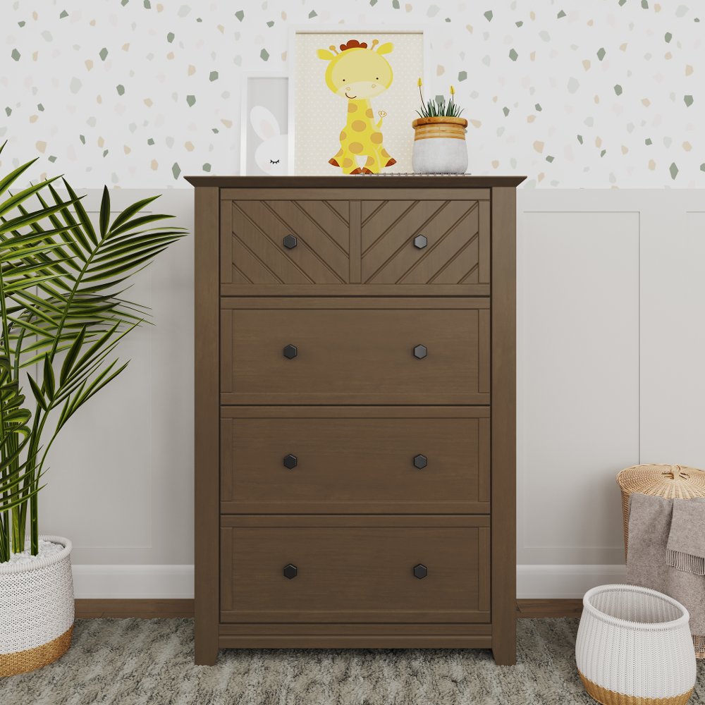 Atwood Cocoa Bean 4-Drawer Chest of Drawers