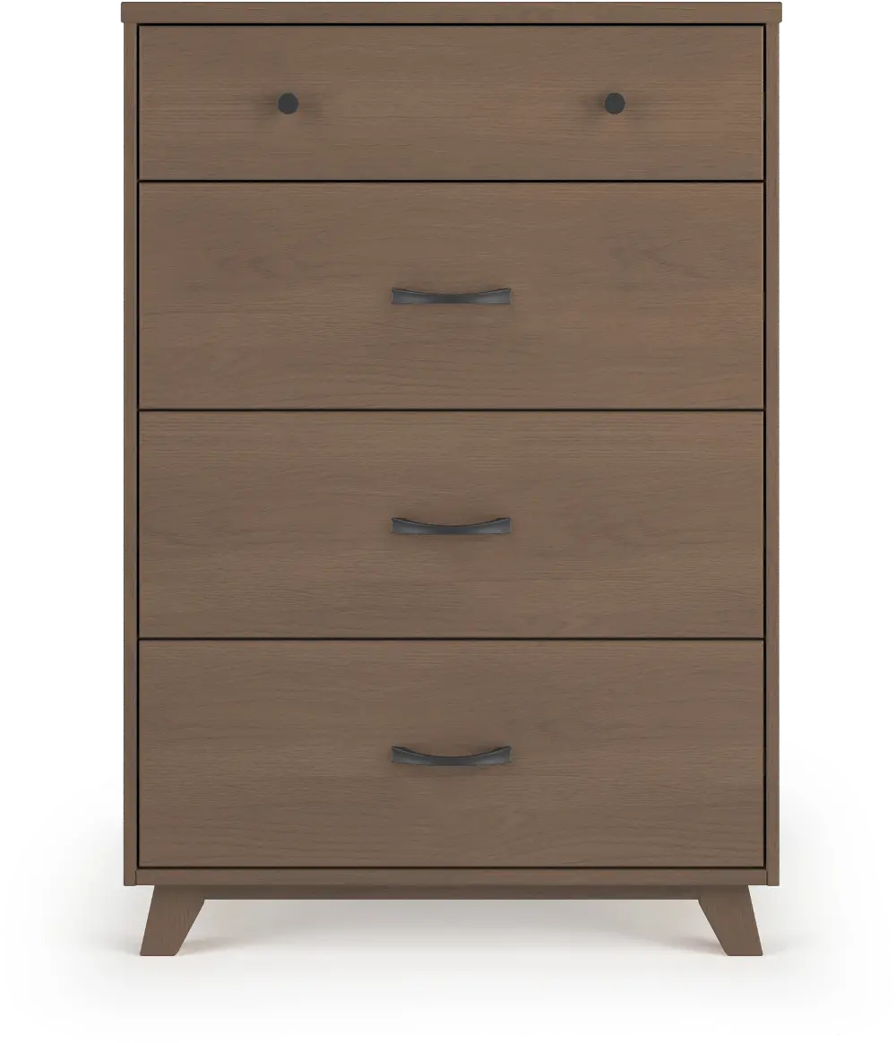 F03902.86 Soho Heather Brown 4 Drawer Chest of Drawers-1