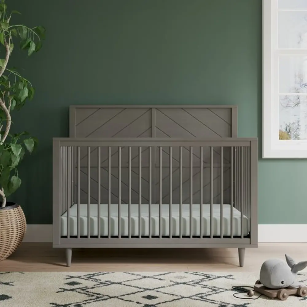 F37001.41 Surrey Hill Lunar Gray 4-in-1 Convertible Crib-1