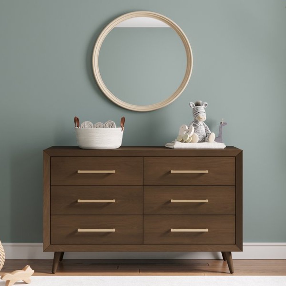 112896669 Cranbrook Toasted Chestnut 6-Drawer Dresser sku 112896669