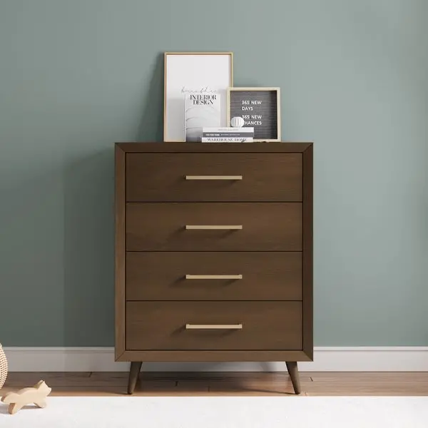 Cranbrook Toasted Chestnut 4-Drawer Chest of Drawers