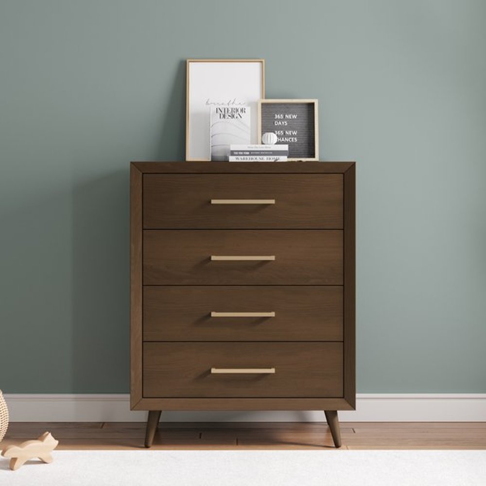 112896693 Cranbrook Toasted Chestnut 4-Drawer Chest of Drawe sku 112896693