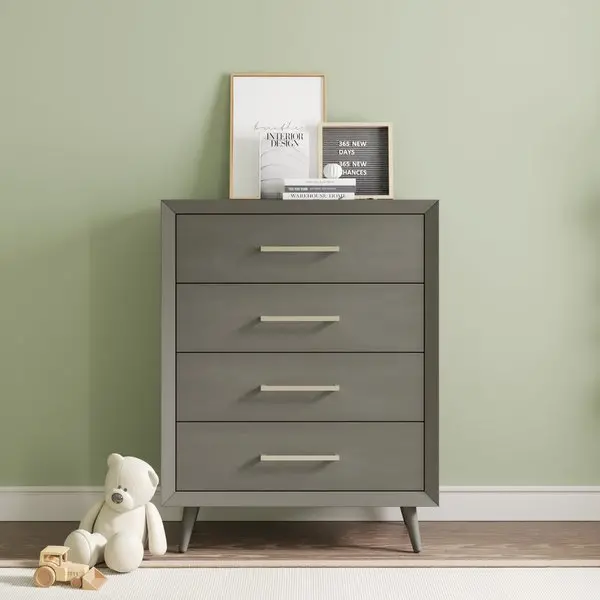 Cranbrook Lunar Gray 4-Drawer Chest of Drawers