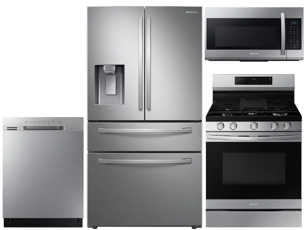 .SUG-7201-S/S-4PCGAS Samsung 4 Piece Gas Kitchen Appliance Package - Stainless Steel-1