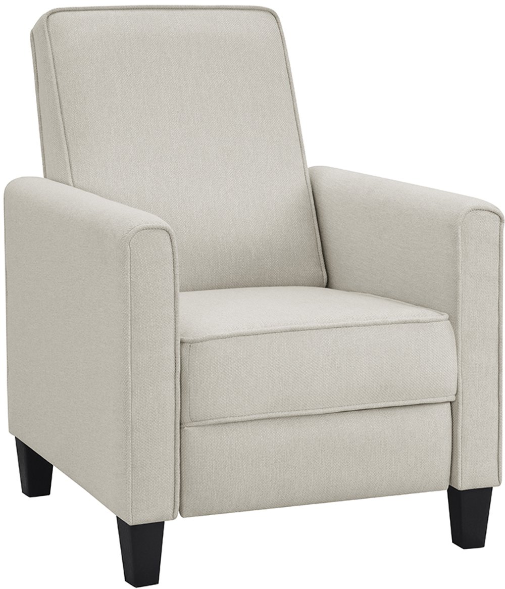 112899048 Ducee Beige Fabric Push Back Chair sku 112899048