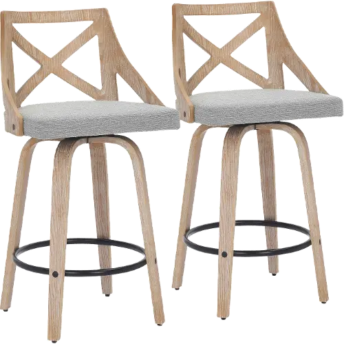 White washed wood online bar stools