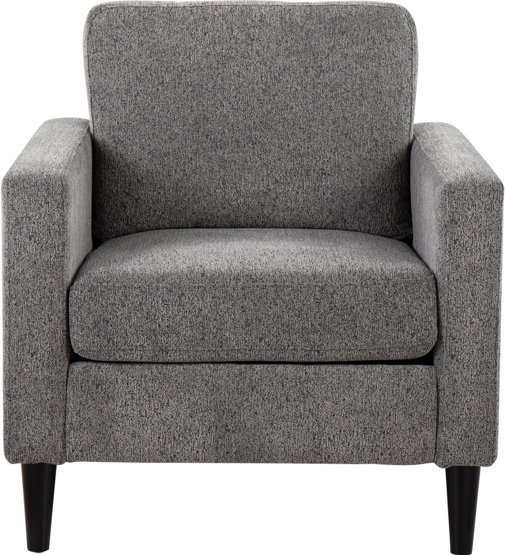 112903096 Wendy Contemporary Gray Accent Chair sku 112903096