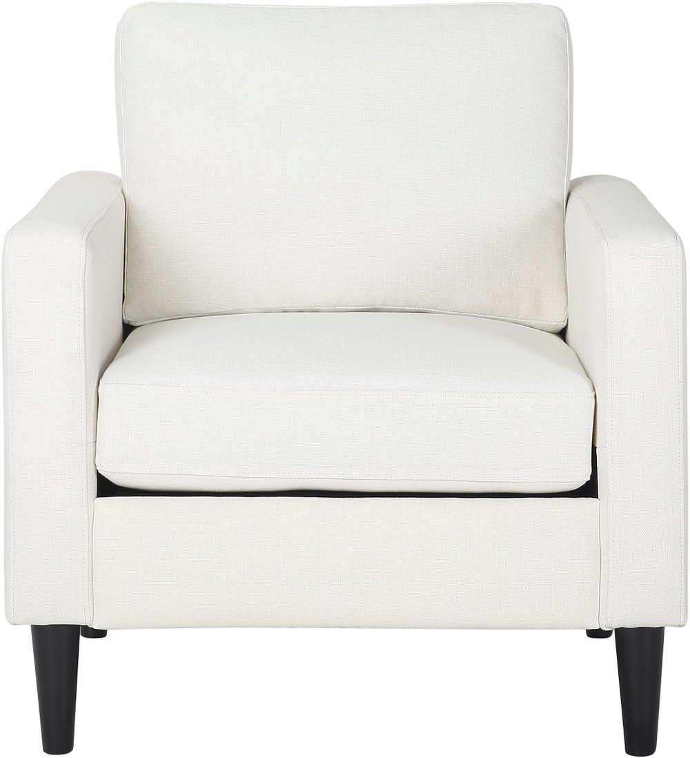 112903126 Wendy Contemporary Cream Accent Chair sku 112903126