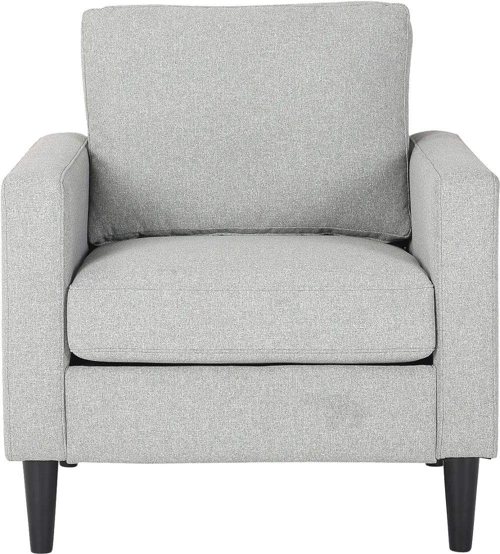 CHR-WENDY BKGY Wendy Contemporary Light Gray Accent Chair-1
