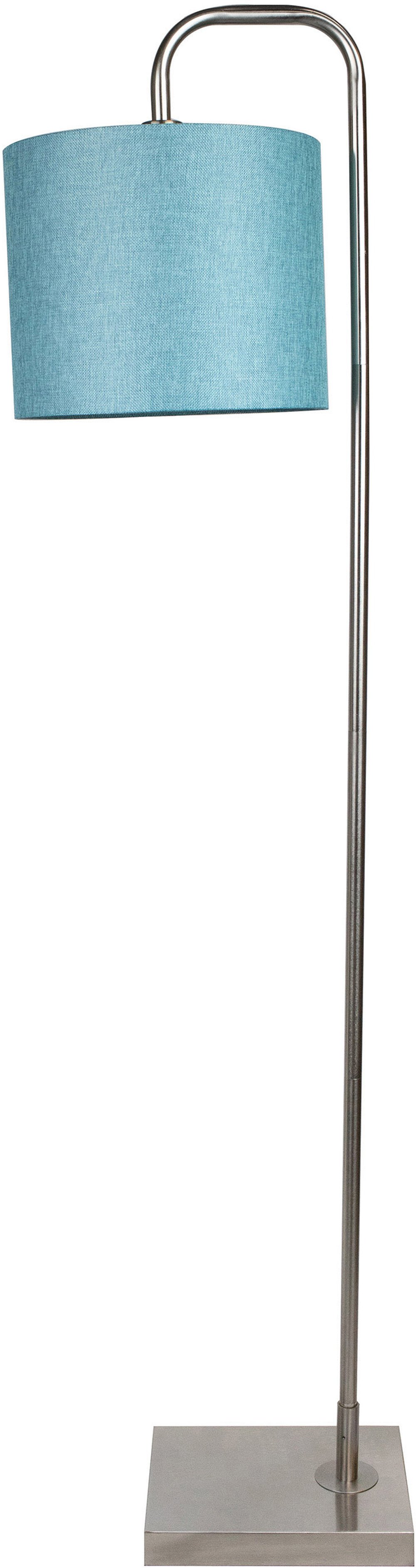 112903347 Abel Turquoise & Silver Arched Floor Lamp sku 112903347