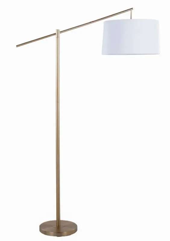 Casper Minimal Gold Floor Lamp