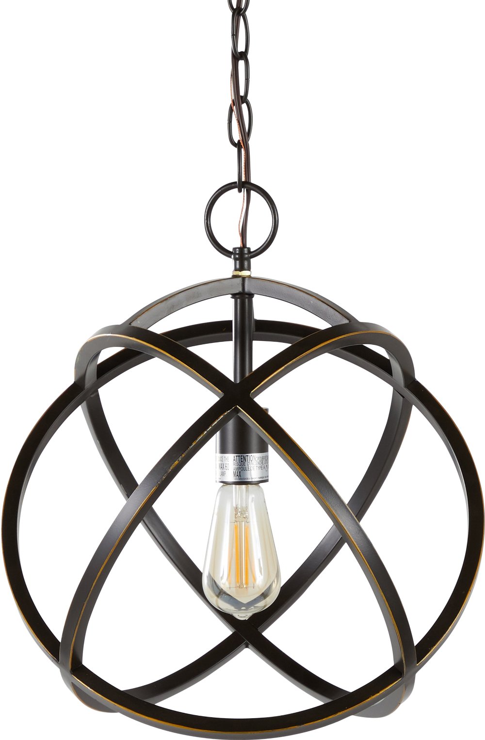 112903665 Linx Oil Rubbed Bronze Pendant Light sku 112903665