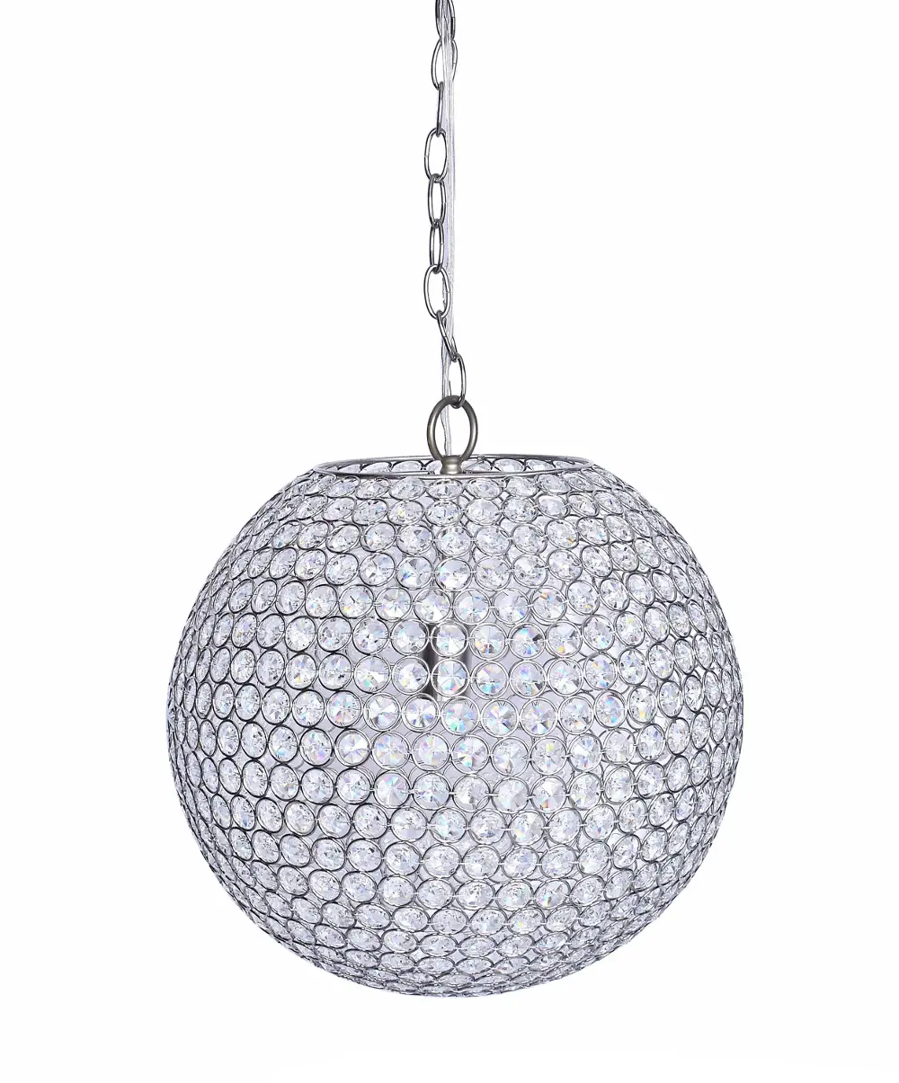 PL14-CRYSTAL-DBL K9CHRM Crystal Gold Pendant Lamp-1