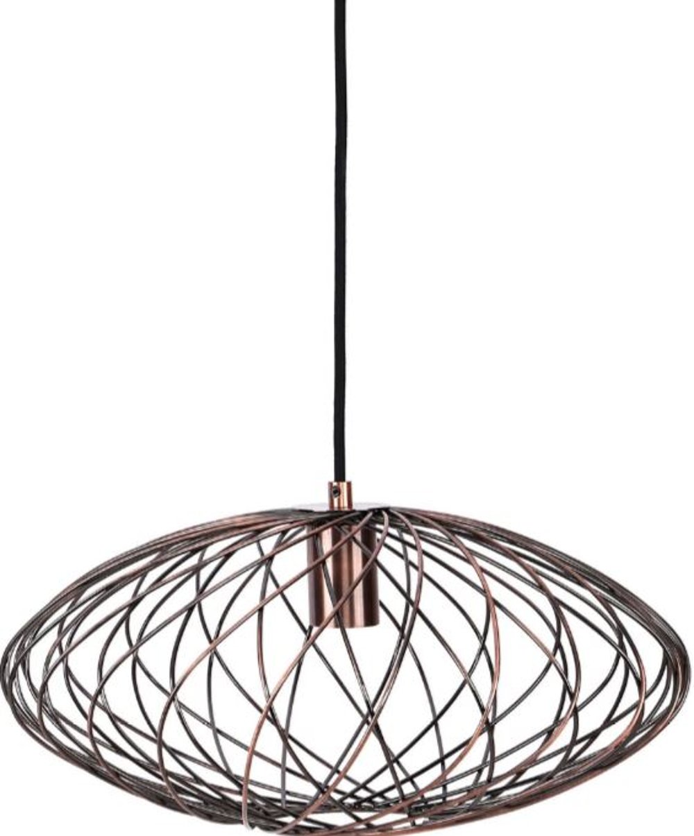 112903680 Linx Oval Antique Copper Pendant Lamp sku 112903680