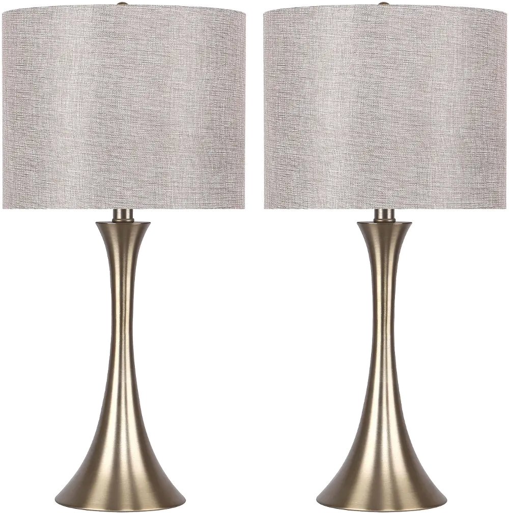 TL24-LENUXE-DBL AUAU2 Lenuxe Gold Table Lamps with Gold Shades, Set of 2-1