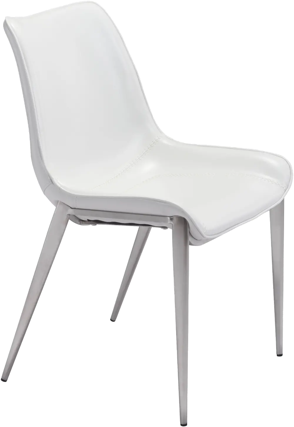 Magnus White Dining Chair, Set of 2-1