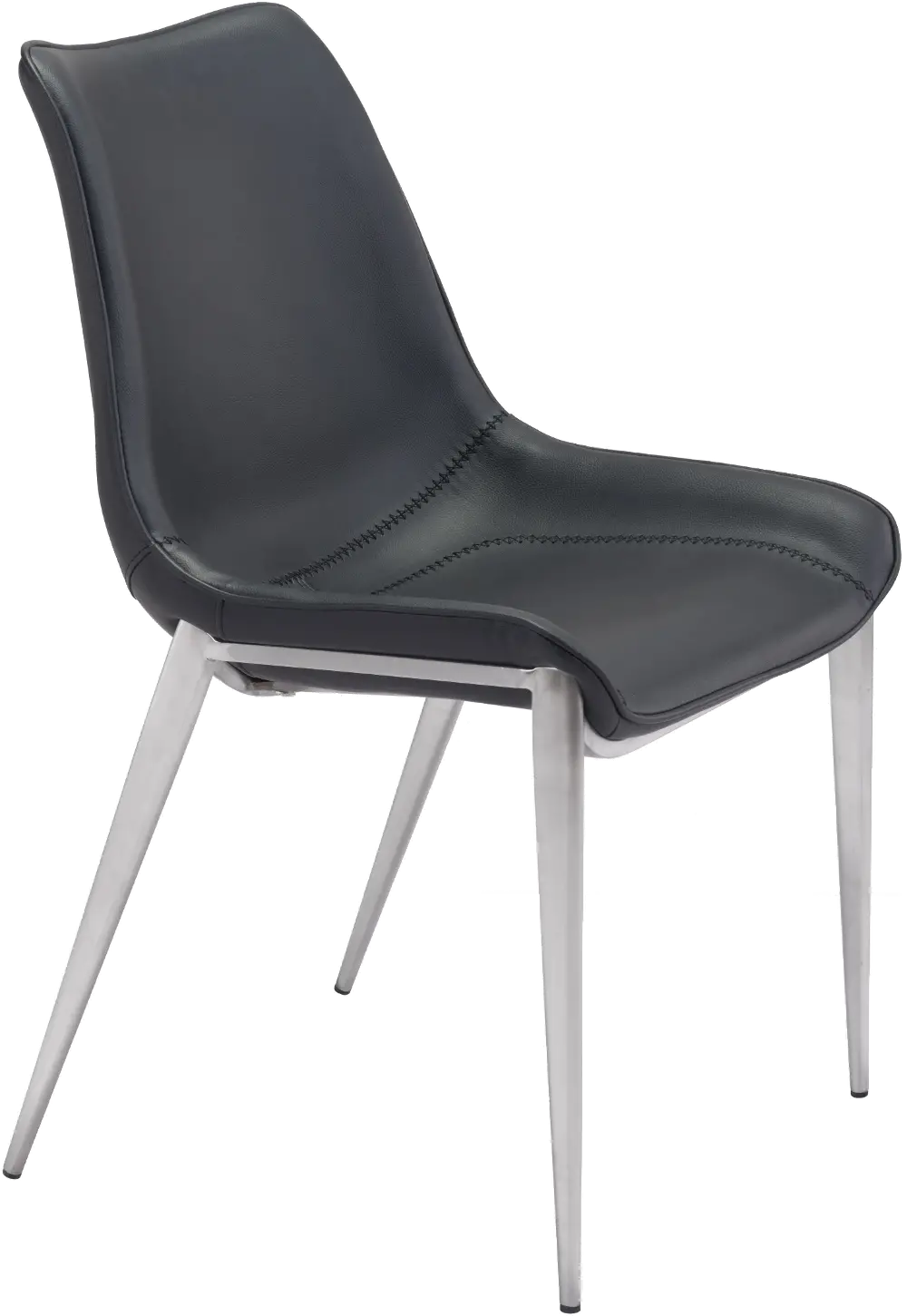 Magnus Black Dining Room Chair, Set of 2-1