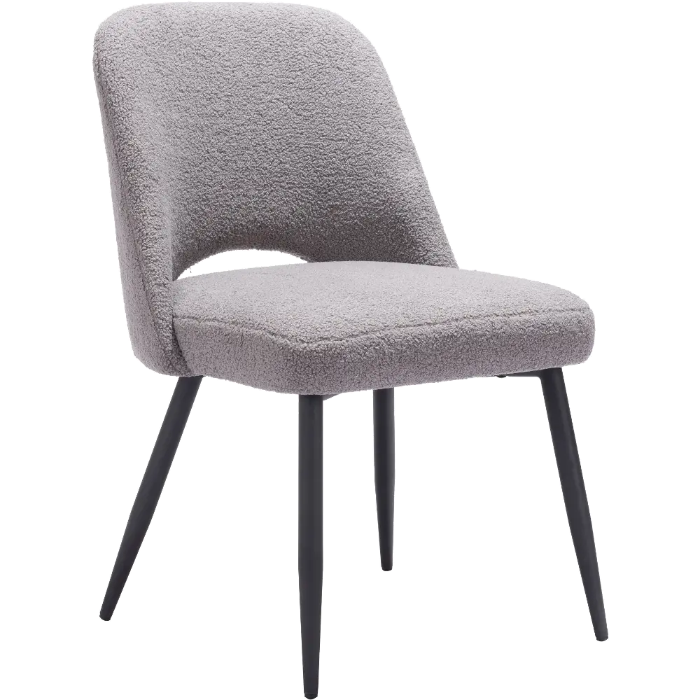 Teddy Gray Dining Chair (Set of 2)-1