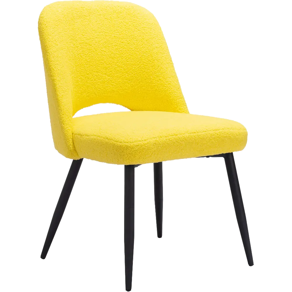 Teddy Yellow Dining Chair (Set of 2)-1