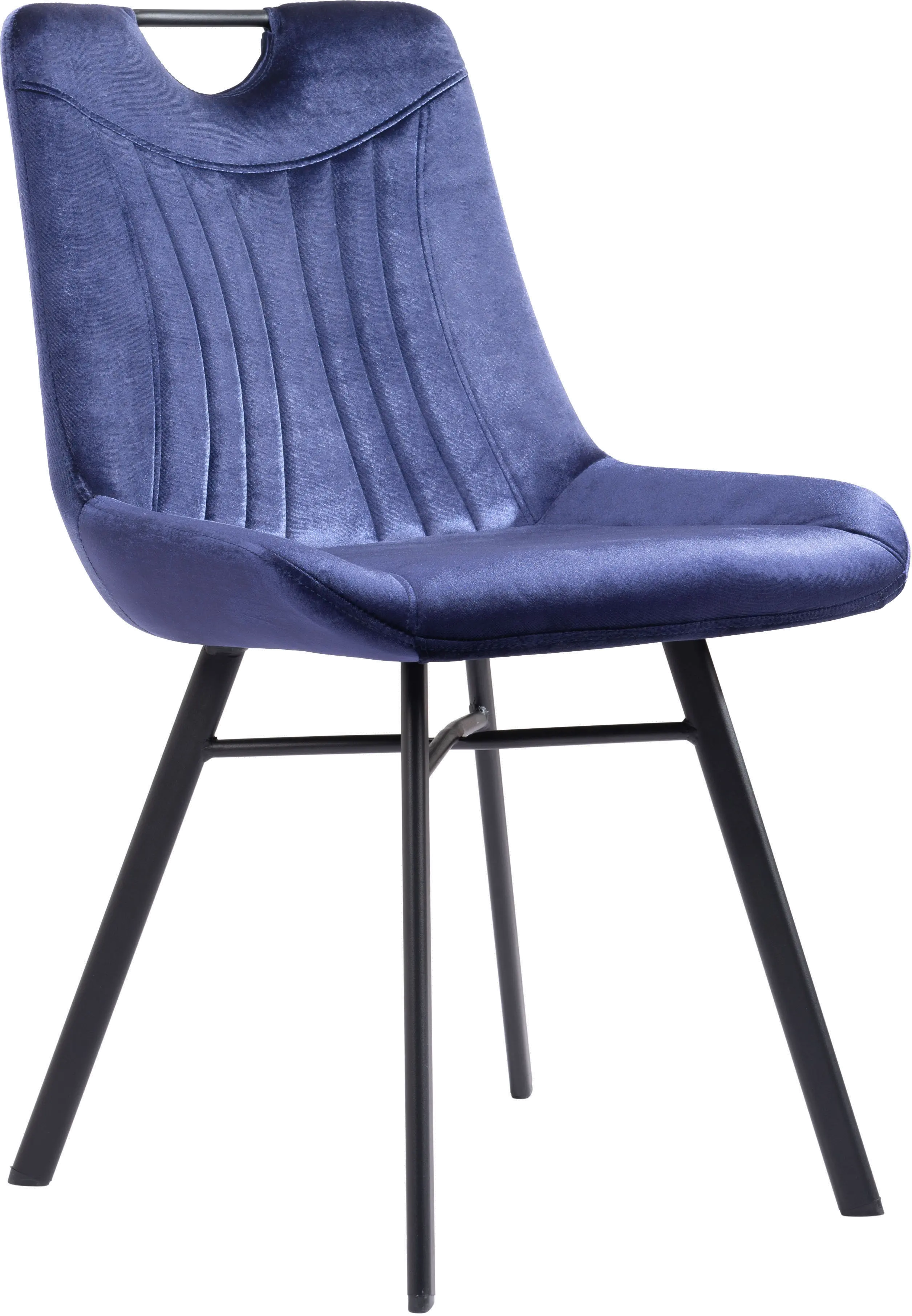 Tyler Blue Velvet Dining Chair, Set of 2