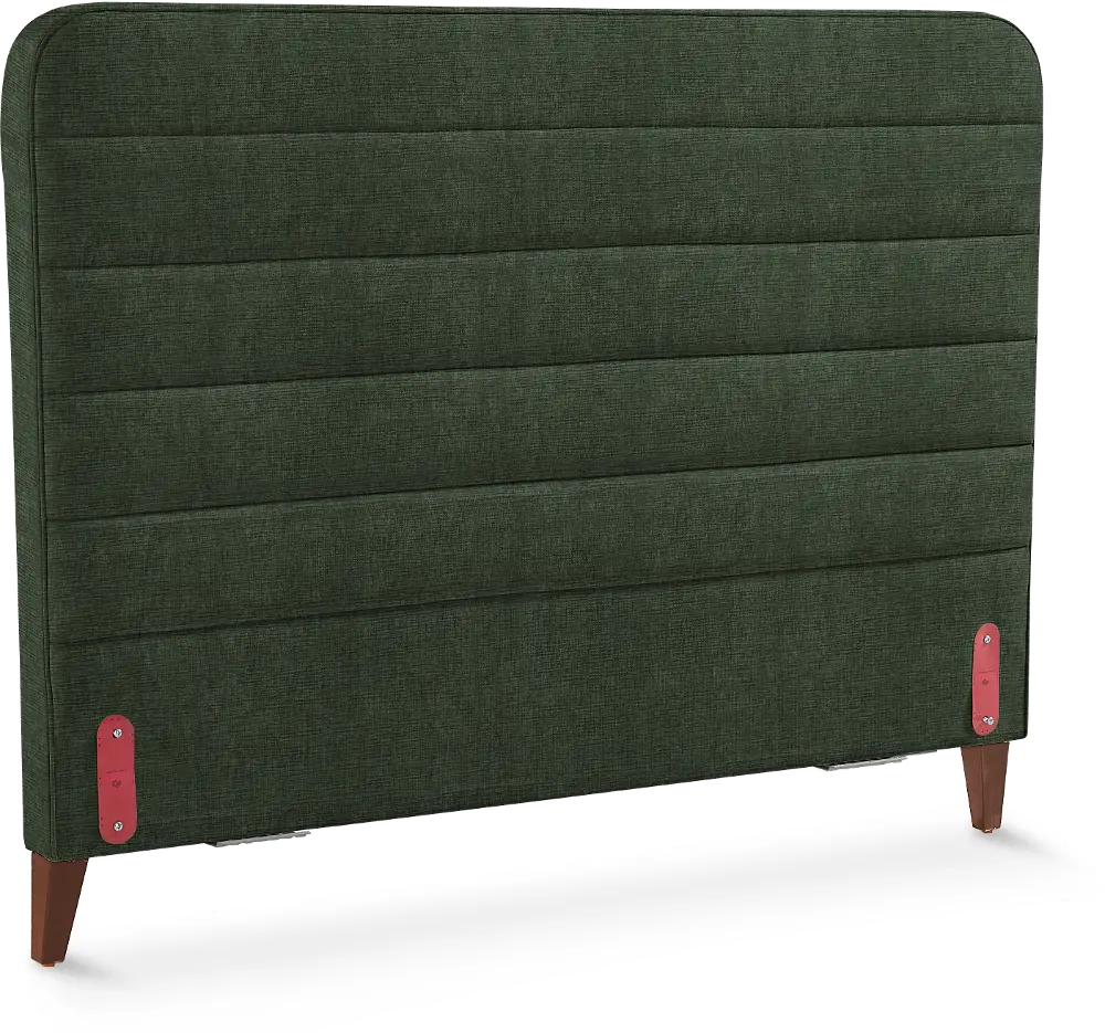 DB10250HBCCXXA Design Lab Zion Green Queen Upholstered Headboard-1