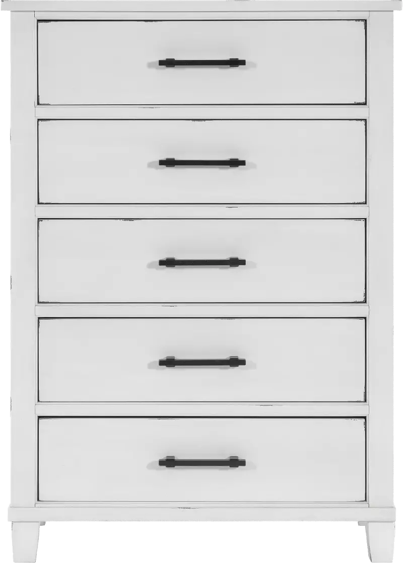 Laurelville White Chest of Drawers