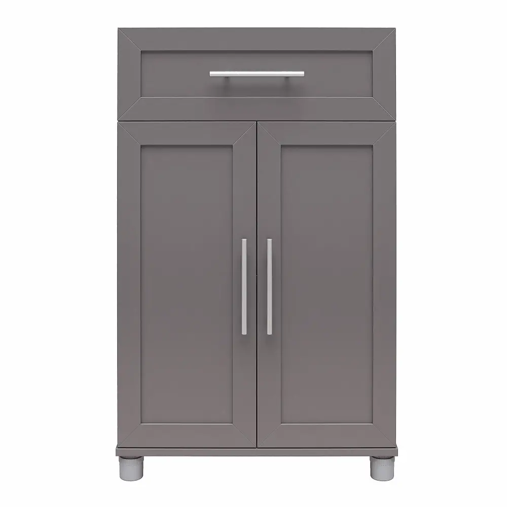 Camberly Framed Graphite Gray Storage Cabinet with Drawer-1