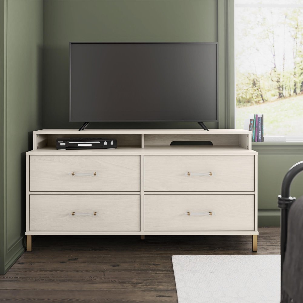 Kalissa White Oak Media Dresser