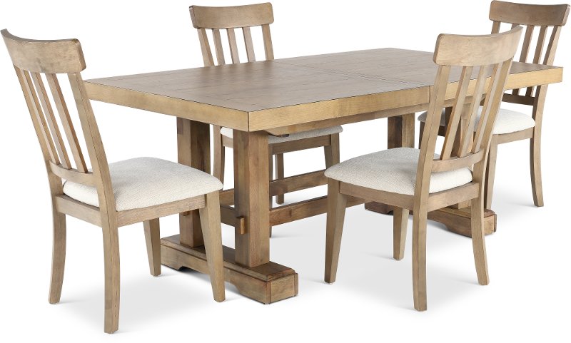 Napa Natural 5 Piece Dining Room Set