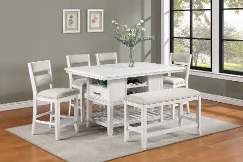 Rc willey counter 2025 height dining sets