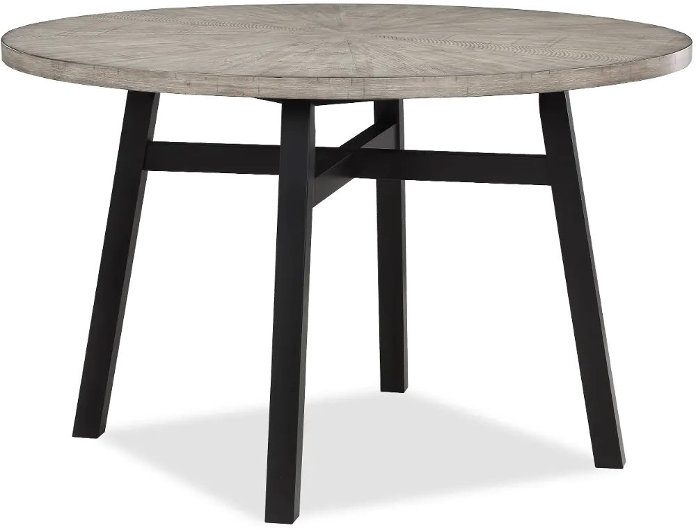 Mathis Gray and Black Dining Room Table-1