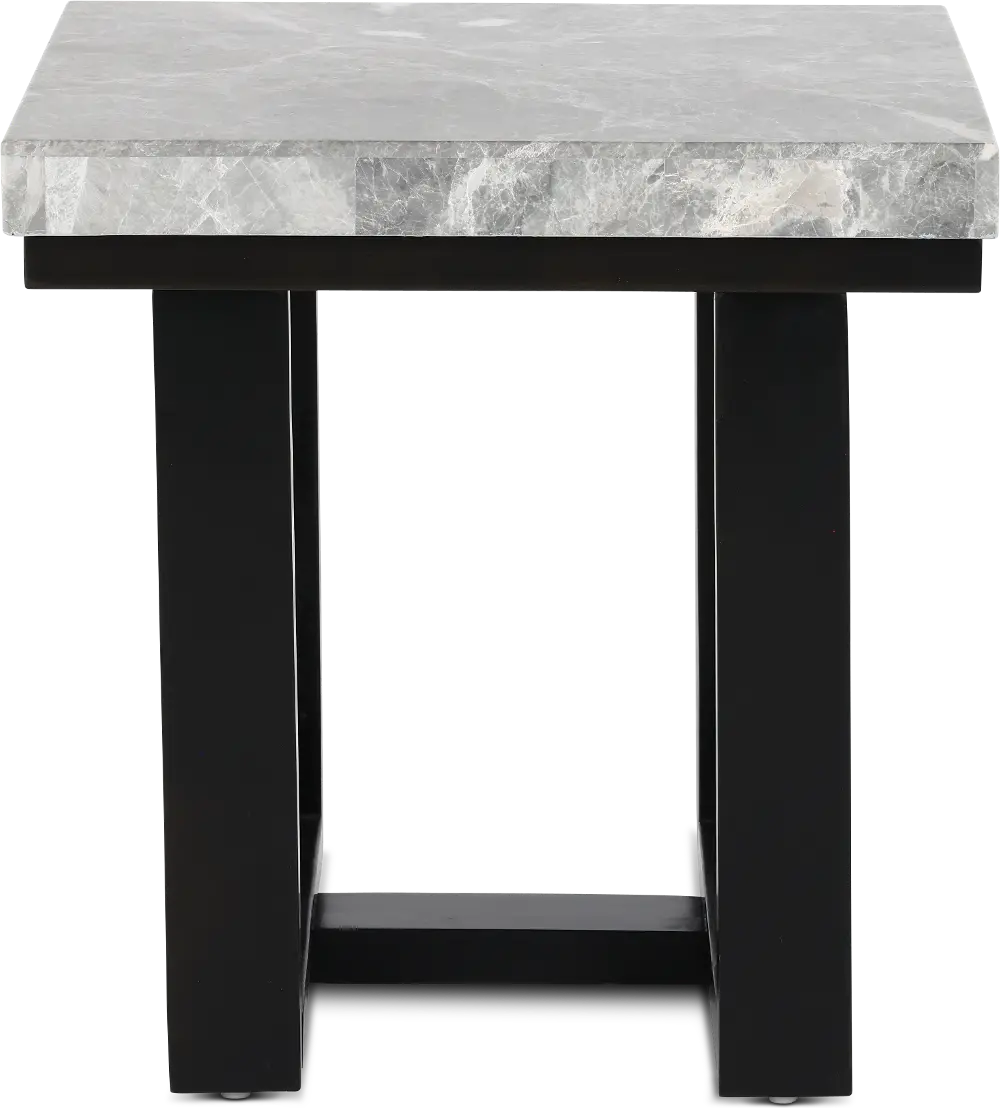 Luca Gray Marble End Table-1