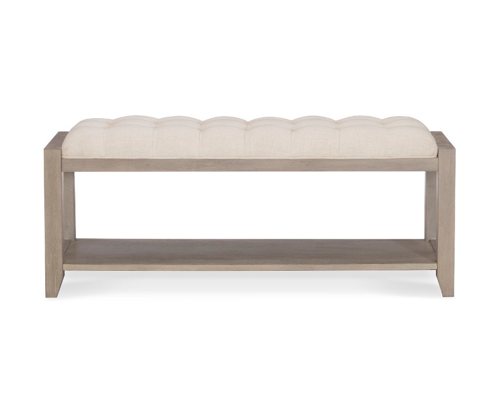 Del Mar Sand Beige Bed Bench