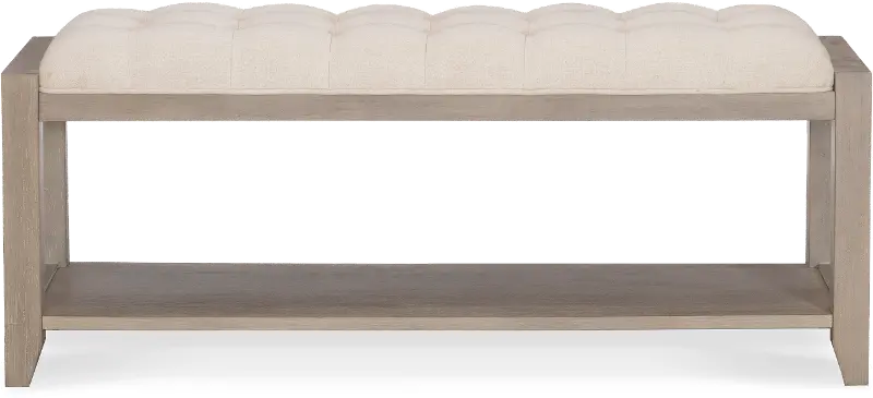 Del Mar Sand Beige Bed Bench