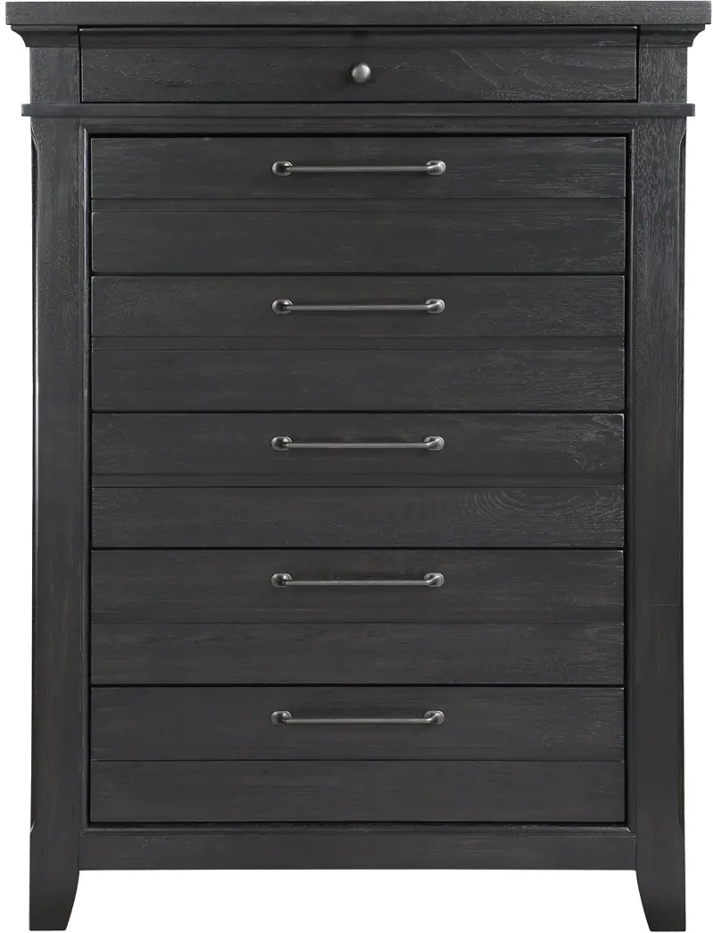 Glenna Black Chest of Drawers