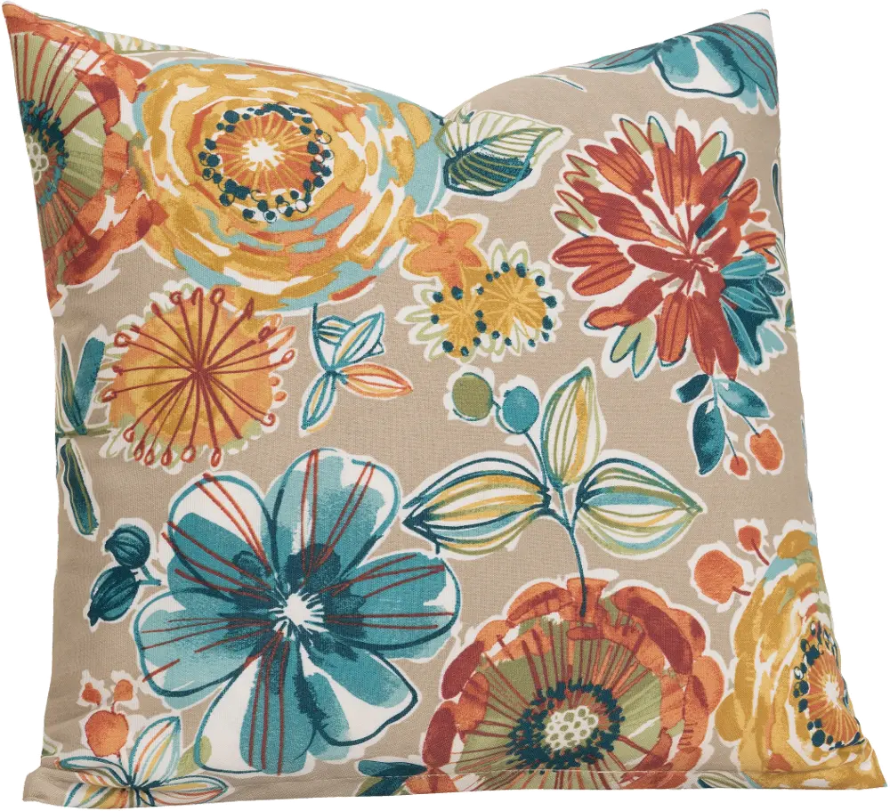 Colsen Multi Color Floral Pillow-1