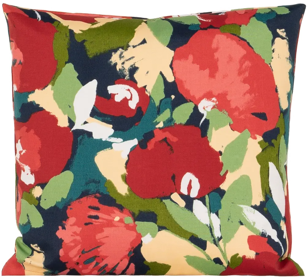Lakeside Garden Multicolor Floral Pillow-1