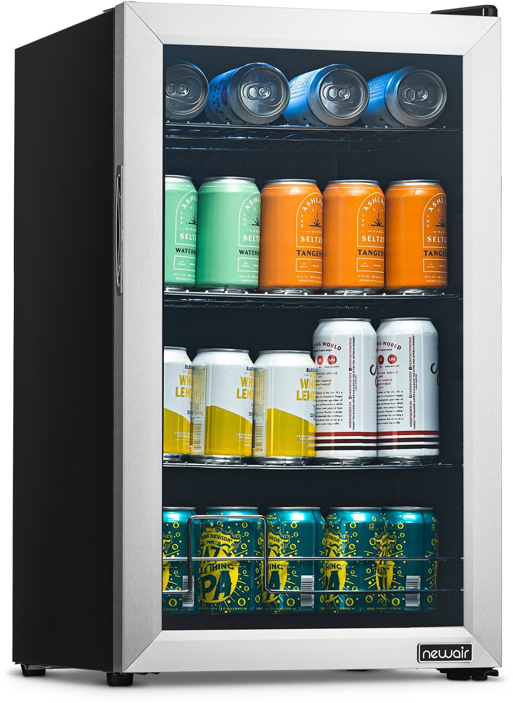 112920403 New Air 100 Can Beverage Fridge - Stainless Steel sku 112920403