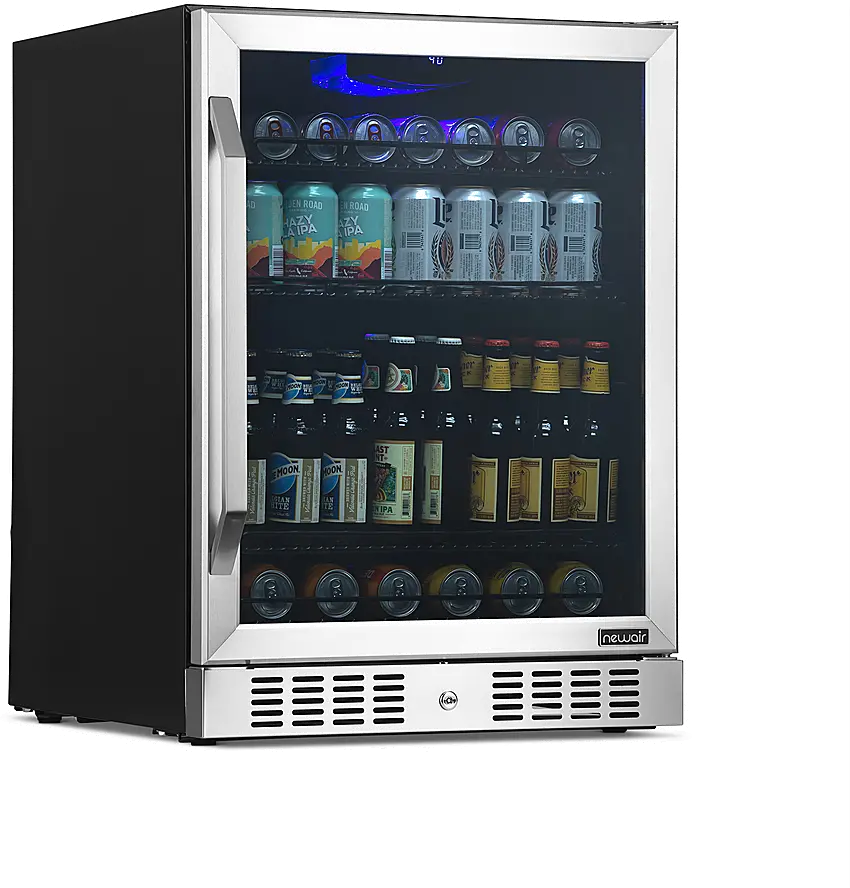 New Air 24 Built-in or Freestanding 177 Can Beverage Fridge -...